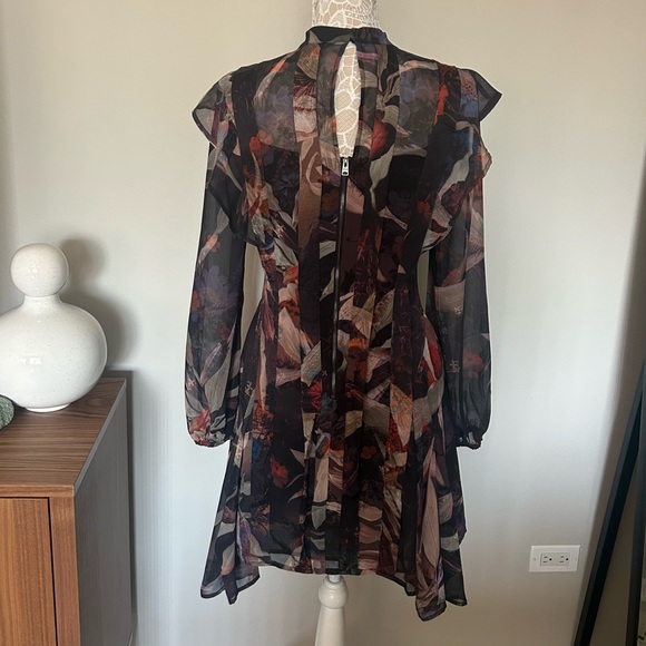 ALLSAINTS - Fleur Tippi Mini Dress - Picture 7 of 15